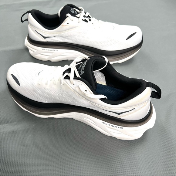 Hoka One One Bondi 8 White/Black Men’s 12.5 Great Condition! Running Shoes - Picture 9 of 15